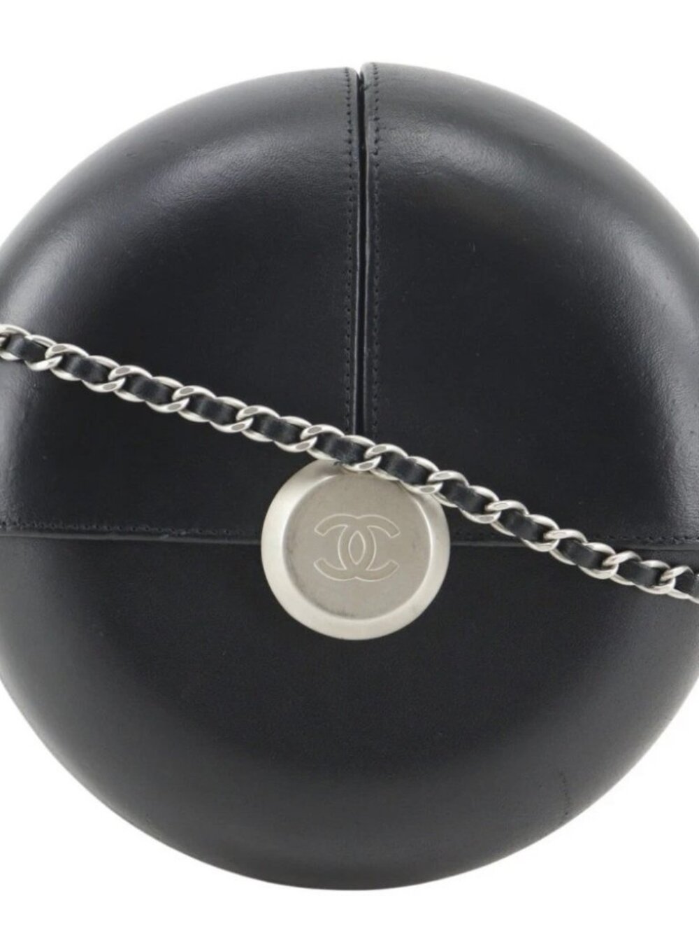 CHANEL ChainShoulder Shoulder Bag Evening in the Air black leather Women